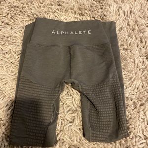 alphalete halo gray leggings